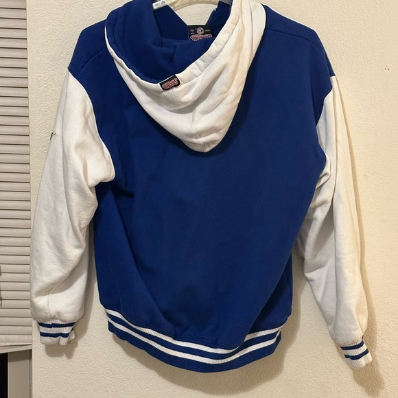 Stitches Athletic gear Brewers hooded full zip sweatshirt jacket pockets Large - Picture 4 of 5